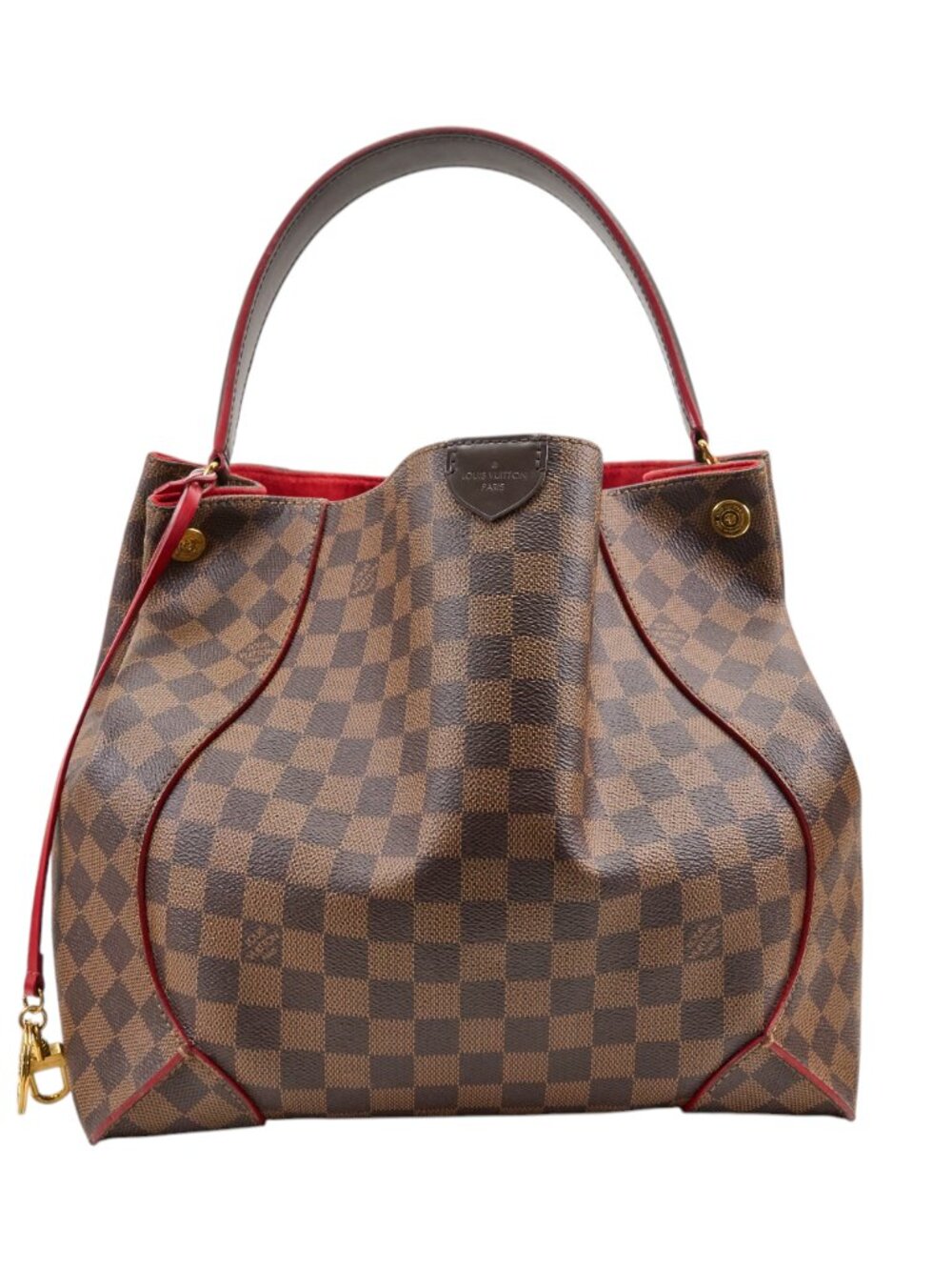 Louis Vuitton Caissa Hobo Damier Ebene Cherry
